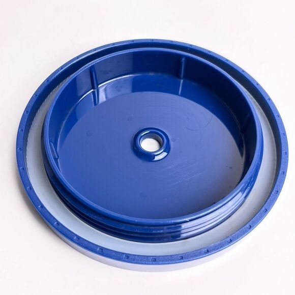 Starbucks Rare Venti Blue Aqua Pattern Tumbler Acrylic Cold Cup No Straw 24oz - Picture 3 of 6